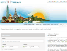 Tablet Screenshot of hotel-tip-thailand.com
